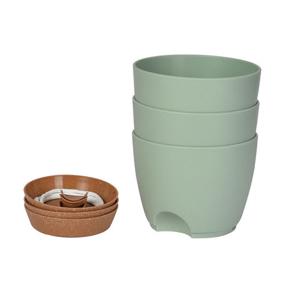 Selvabsorberende plastblomsterpotter