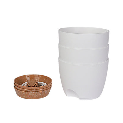 Selvabsorberende plastblomsterpotter
